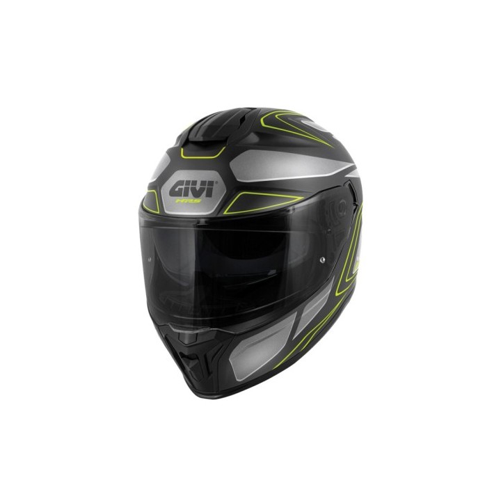 Κράνος Givi H55.1 Zephir black/silver/titanium/fluo yellow matt (Pinlock + Extra Visor Included)