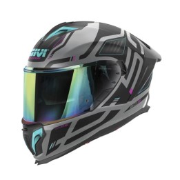 Κράνος Givi H50.3 Quasar grey/fuchsia/blue matt (Pinlock Included)
