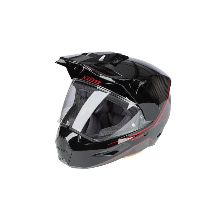 Κράνος Klim X1 Alpha Quanta Gloss Black/Fiery Red