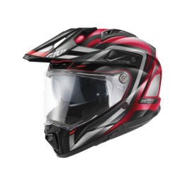 Κράνος Givi H80.1 Apex Burgundy Titanium/Black/Red Gloss