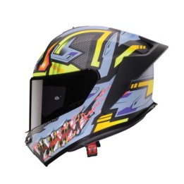 Κράνος Caberg Roxter Hunter μαύρο/γκρι/κίτρινο fluo