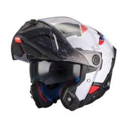 Κράνος MT Atom 2 SV Highlands A7 μαύρο/άσπρο gloss
