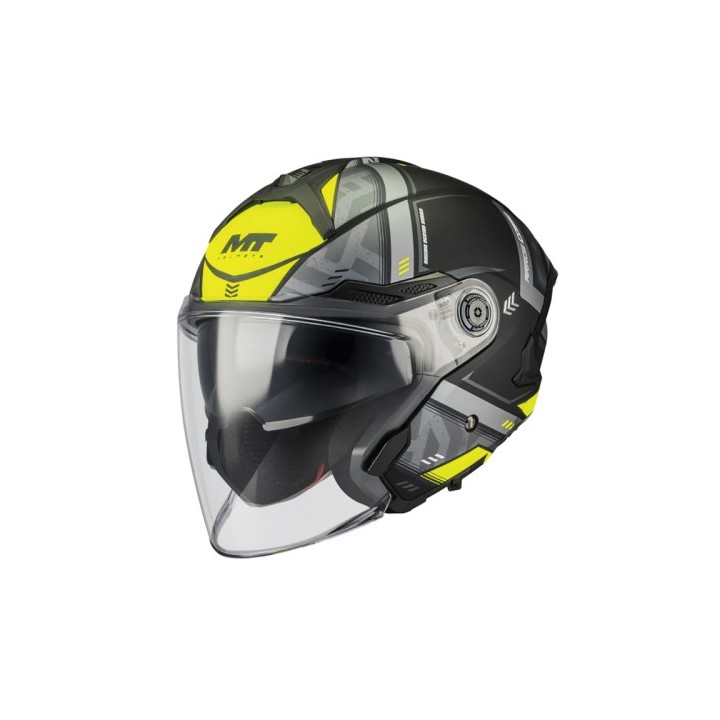 Κράνος MT Cosmo SV S Arrow B3 μαύρο/fluo matt