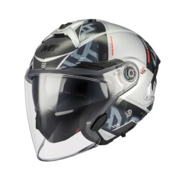 Κράνος MT Cosmo SV S Arrow C2 γκρι/σκούρο γκρι gloss