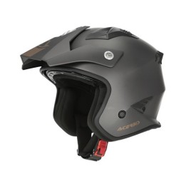 Κράνος Acerbis Jet Aria Metallic 25937.073 σκούρο γκρι
