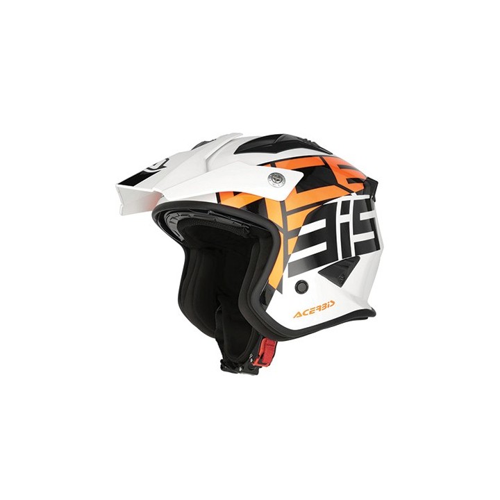 Κράνος Acerbis Jet Aria 26602.229 άσπρο/πορτοκαλί