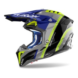 Κράνος Airoh Aviator 3 Hima μπλε gloss