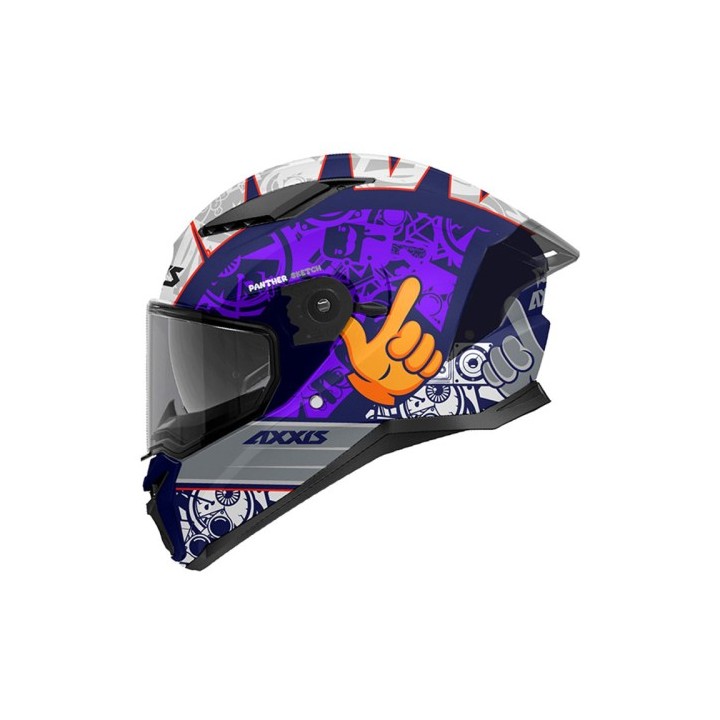 Κράνος AXXIS Panther SV Sketch B8 gloss
