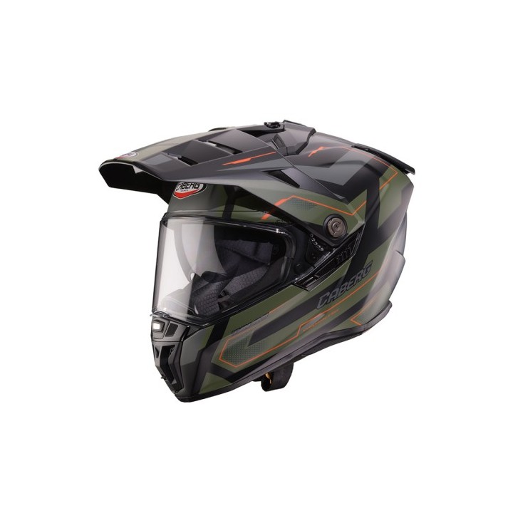 Κράνος Caberg Tanami Ranger μαύρο/military πράσινο/πορτοκαλί