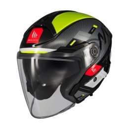 Κράνος MT Cosmo SV S Silence μαύρο/γκρι/fluo gloss B3