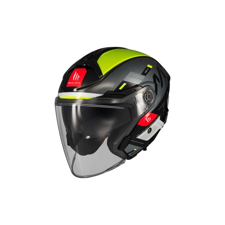 Κράνος MT Cosmo SV S Silence μαύρο/γκρι/fluo gloss B3