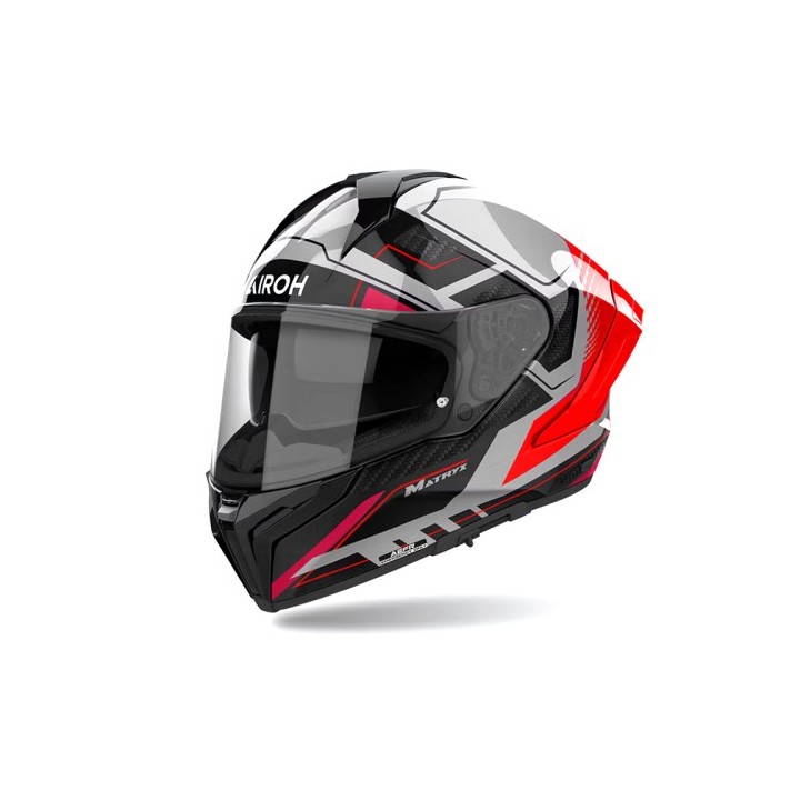 Κράνος Airoh Matryx Rocket κόκκινο fluo gloss