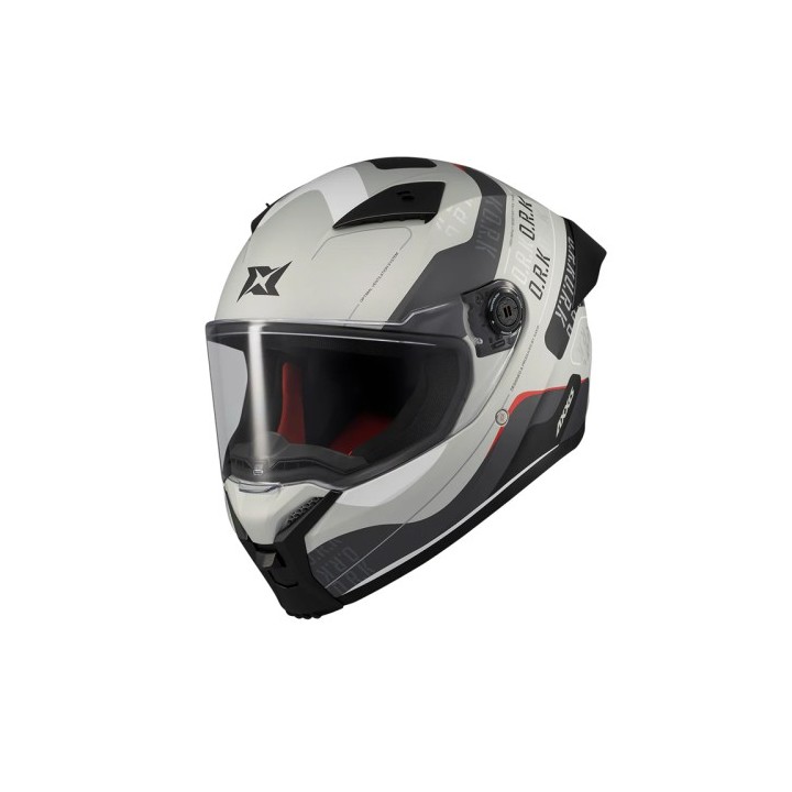 Κράνος AXXIS Fenix Ork C2 άσπρο/γκρι gloss