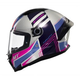 Κράνος MT Stinger 2 Tron C8 γκρι/ροζ gloss