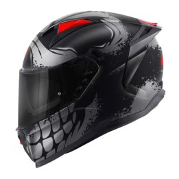 Κράνος Givi 50.Z Skull blc/graphic titan/red + Extra Visor