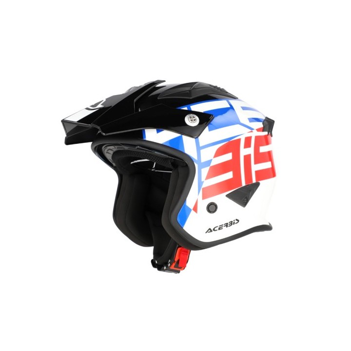 Κράνος Acerbis Jet Aria 26602.034 άσπρο/μπλε/κόκκινο