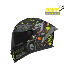 Κράνος MT Braker SV Wildrat B3 fluo matt