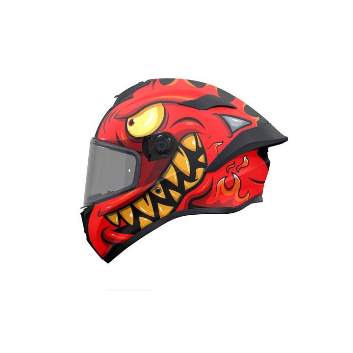 Κράνος MT Targo S Angeldemon B2 κόκκινο gloss