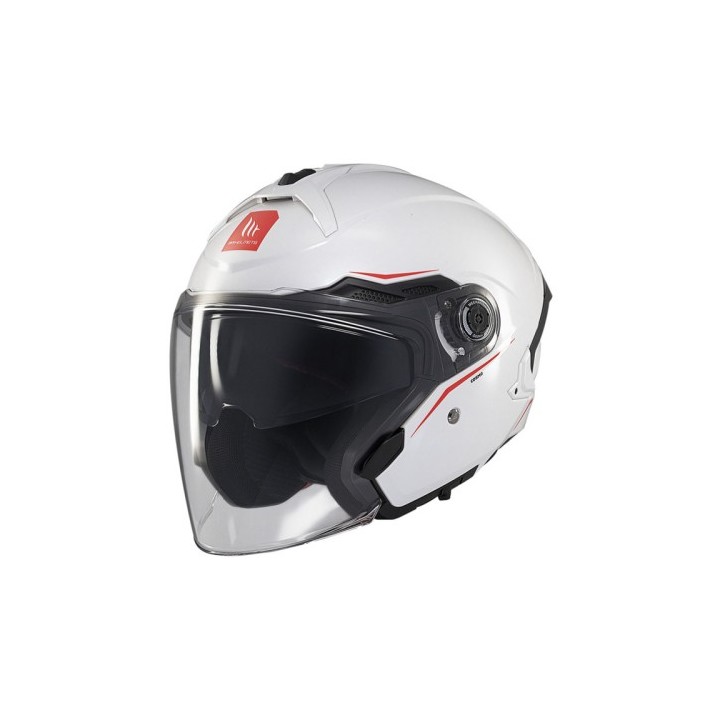 Κράνος MT Cosmo SV S άσπρο gloss A0