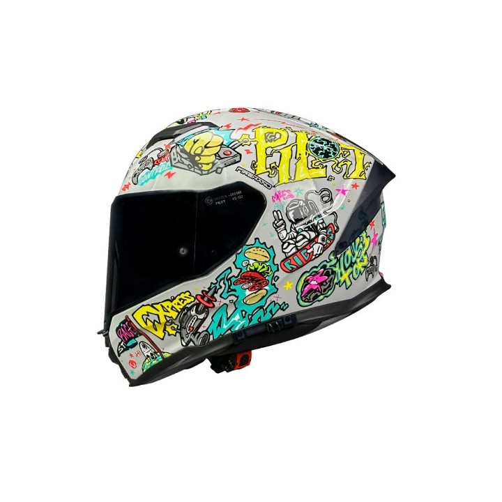 Κράνος Pilot Alpha SV Future Express basalt γκρι + Extra Visor