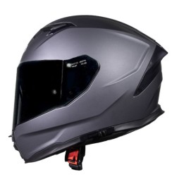 Κράνος Pilot Alpha SV magnetic matt metallic + Extra Visor