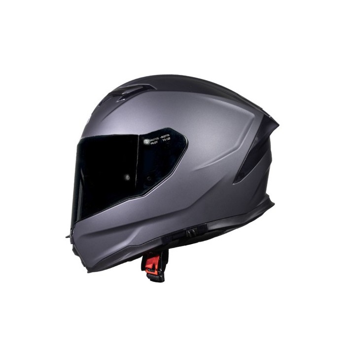 Κράνος Pilot Alpha SV magnetic matt metallic + Extra Visor