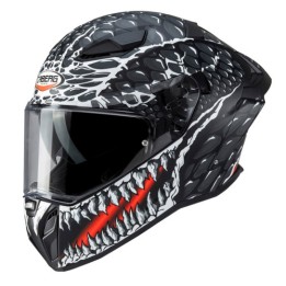Κράνος Caberg Drift Evo II Crok μαύρο ματ/ανθρακί/κόκκινο PINLOCK fitted