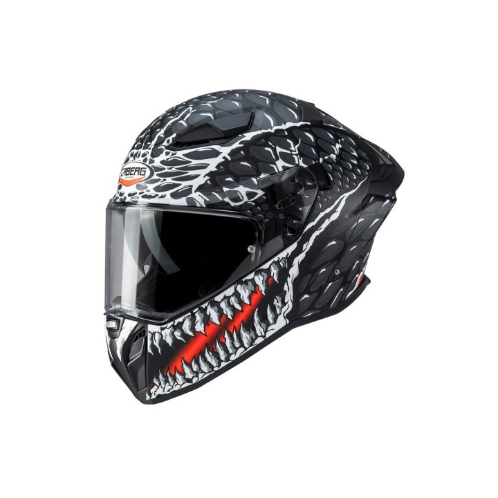 Κράνος Caberg Drift Evo II Crok μαύρο ματ/ανθρακί/κόκκινο PINLOCK fitted