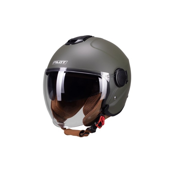 Κράνος Pilot Fly SV military πράσινο ματ