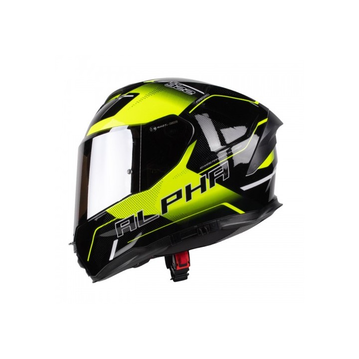 Κράνος Pilot Alpha SV μαύρο/fluo gloss + Extra Visor
