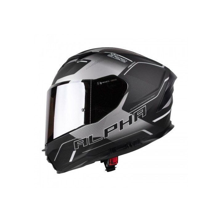 Κράνος Pilot Alpha SV μαύρο/γκρι ματ + Extra Visor