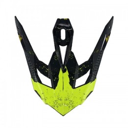 Γείσο Pilot MX312 Dirty μαύρο/fluo κίτρινο