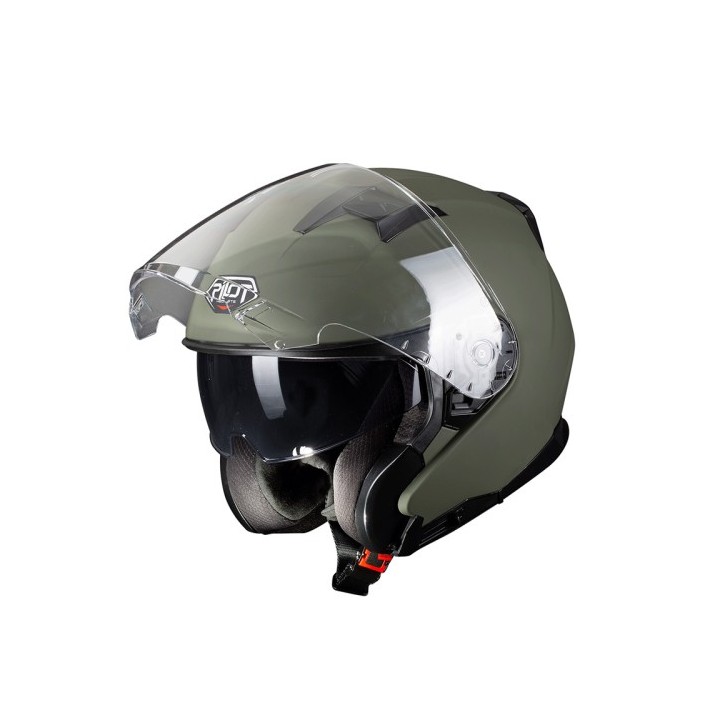 Κράνος Pilot Hermes SV military πράσινο ματ