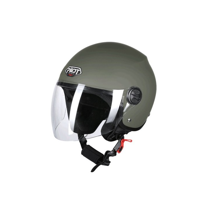 Κράνος Pilot Fazer military πράσινο ματ