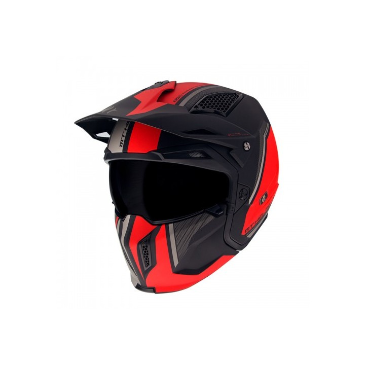 Κράνος MT Streetfighter SV C5 Twin κόκκινο ματ