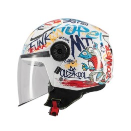 Κράνος MT Lite Crew Junior A5 άσπρο gloss