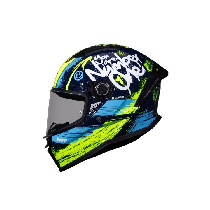 Κράνος MT Stinger 2 Junior Rocket C3 μπλε/fluo gloss