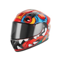 Κράνος Nox N731 Scrappy Junior κόκκινο gloss