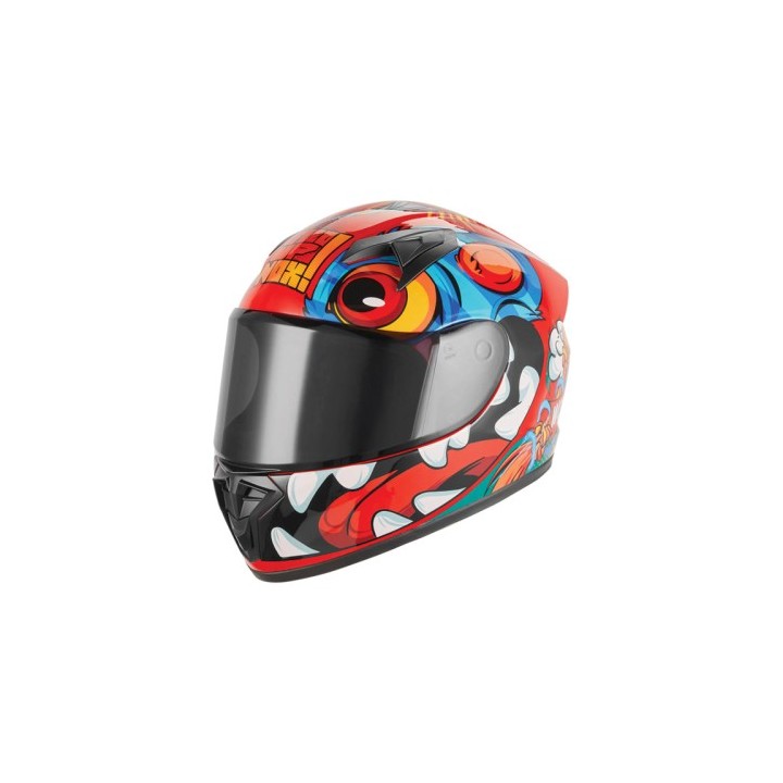 Κράνος Nox N731 Scrappy Junior κόκκινο gloss