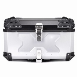 Βαλίτσα κεντρική BLACK ONE H65 ΑΛΟΥΜΙΝΙΟΥ 65lt ασημί με πιάστρα και εσωτερική επένδυση