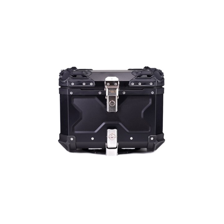 Βαλίτσα κεντρική BLACK ONE H45 ΑΛΟΥΜΙΝΙΟΥ 45lt μαύρη με πιάστρα και εσωτερική επένδυση
