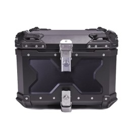 Βαλίτσα κεντρική BLACK ONE H55 ΑΛΟΥΜΙΝΙΟΥ 55lt μαύρη με πιάστρα και εσωτερική επένδυση