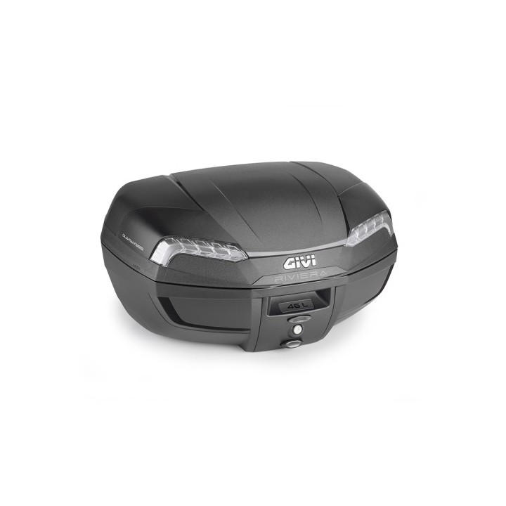 Βαλίτσα κεντρική Givi E46NT2 Riviera monolock 46ltr μαύρη