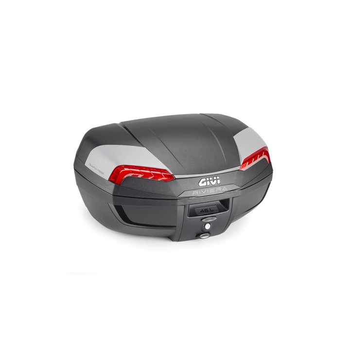 Βαλίτσα κεντρική Givi E46N2 Riviera monolock 46ltr μαύρη