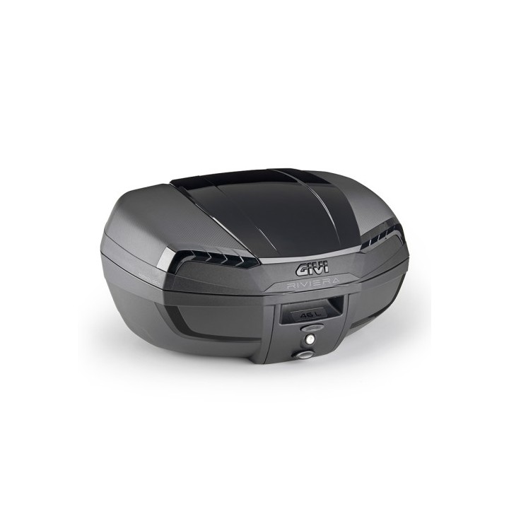 Βαλίτσα κεντρική Givi E46NB Riviera Black Edition monolock 46ltr