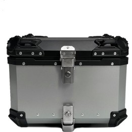 55L Black One Aluminum Top Case, Silver