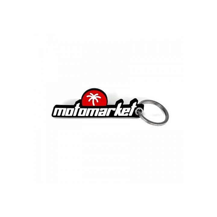 Μπρελόκ Key Chain Motomarket άσπρο
