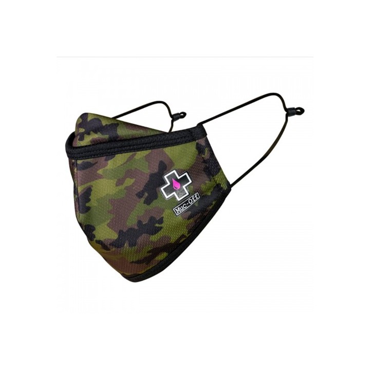 Μάσκα προσώπου επαναχρησιμοποιούμενη Muc Off _ Face Mask Woodland Camo