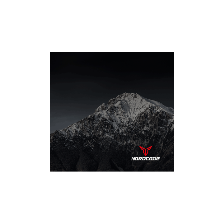 Φουλάρι Nordcode_ Tube neck 5 Mountain μαύρο/γκρι