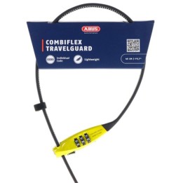 Mini Συρματόσχοινο Abus Combiflex Travelguard Κίτρινο